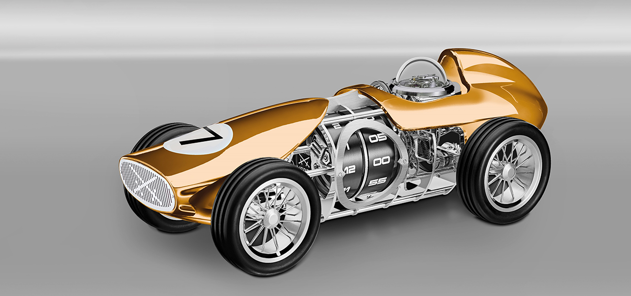 2022年新作クロック「タイム ファスト」クロームメッキ限定モデルが登場｜L’EPEE