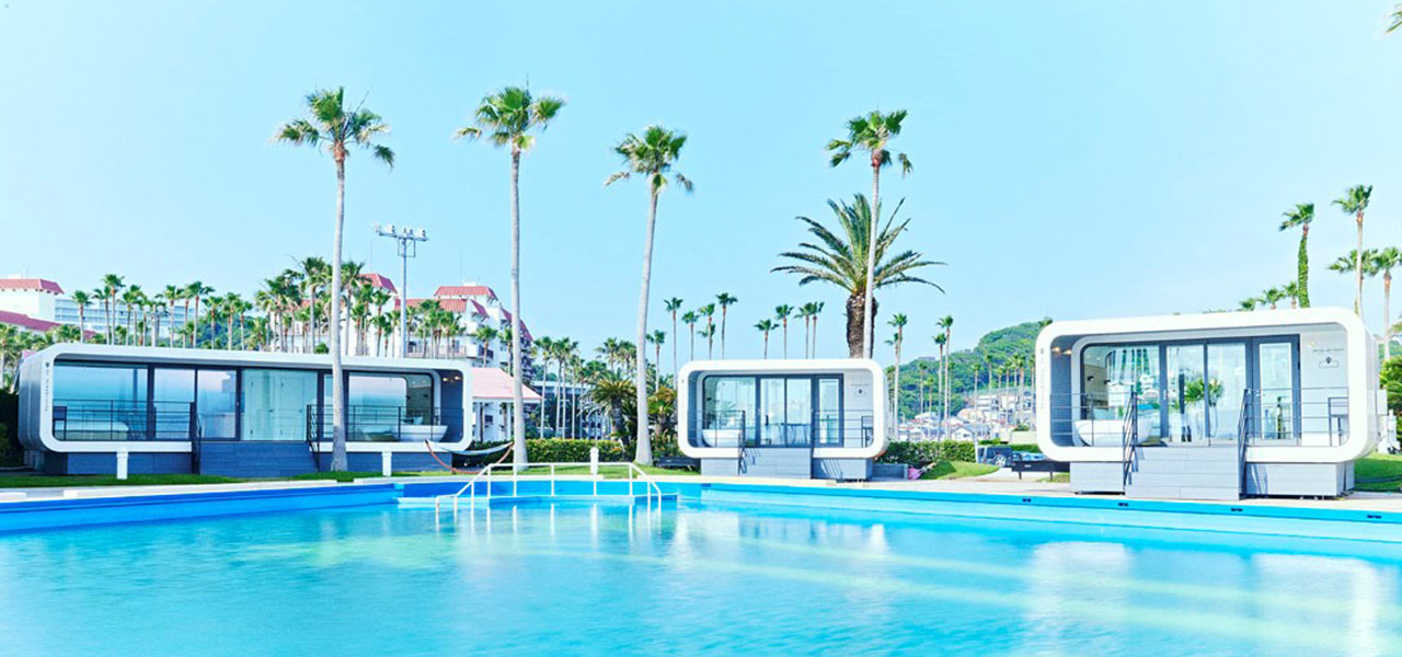 日本初！絶景を楽しめる、近未来デザインのトレーラーホテルがグランドオープン｜RIVIERA GROUP