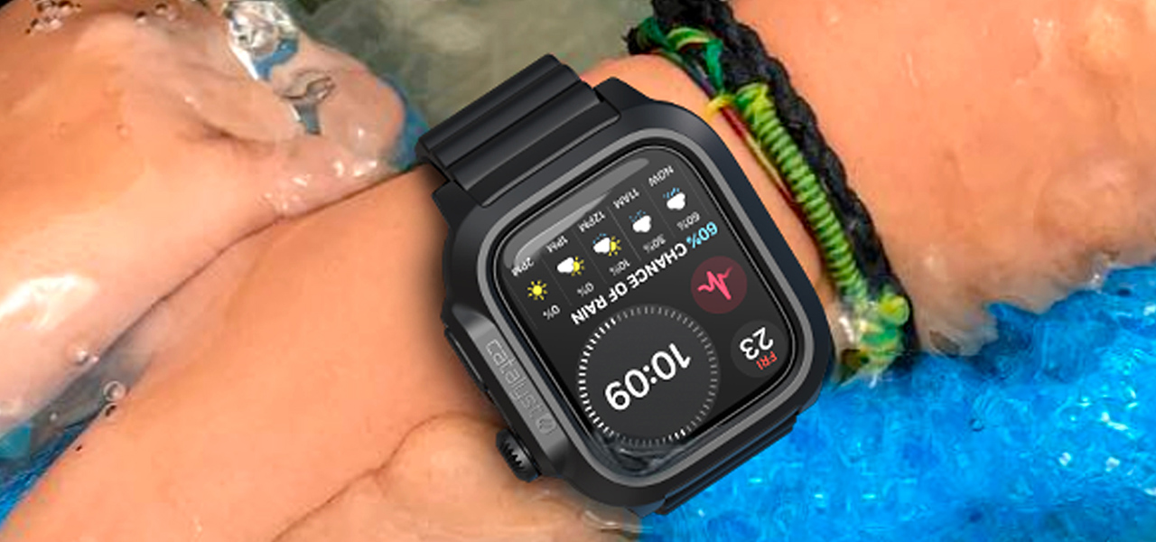 耐久性、防滴性、防塵性。三拍子揃った「Apple Watch Series 7」専用の完全防水ケース|Catalyst