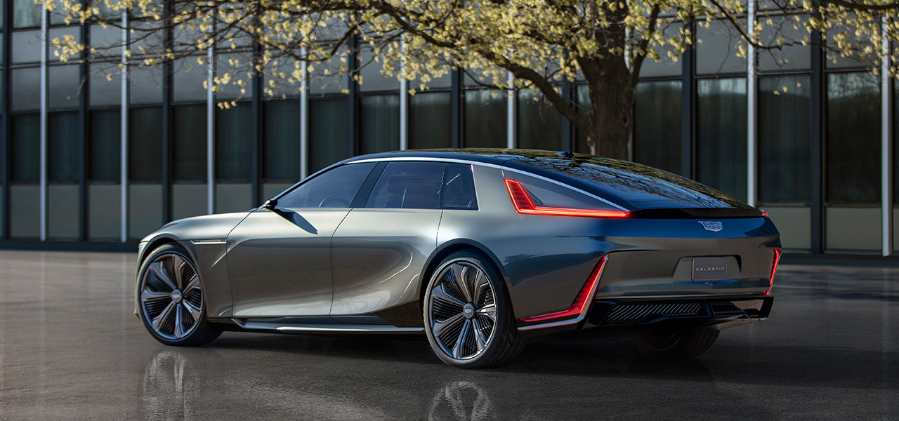 キャデラック、次世代最高級BEVセダン「セレスティック」のショーカーを世界初披露|Cadillac