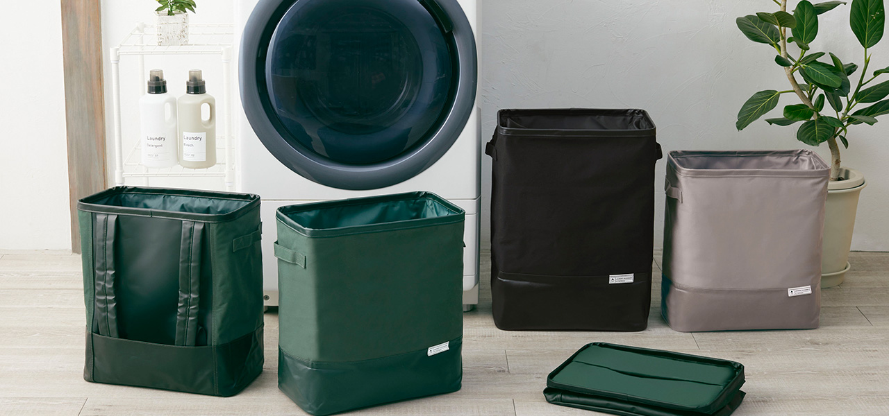 移動、干す、取り込む...洗濯物の持ち運びを楽にする「ランドリー リュック」が登場｜SPOT 