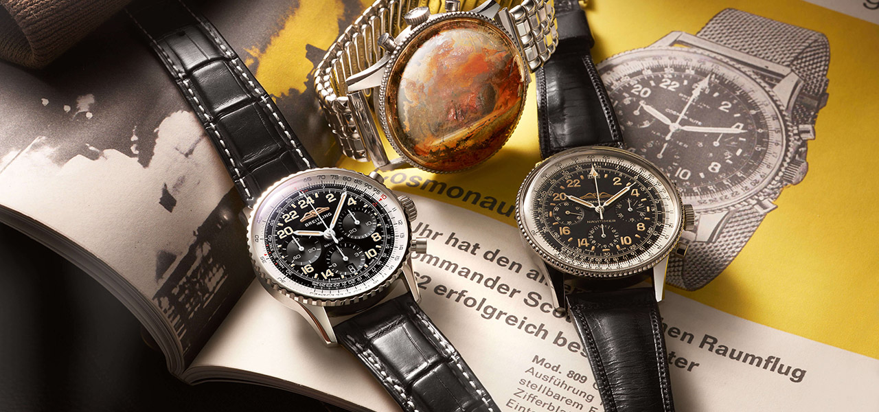 “世界初の宇宙に飛んだスイス製腕時計”を復刻した新作|BREITLING