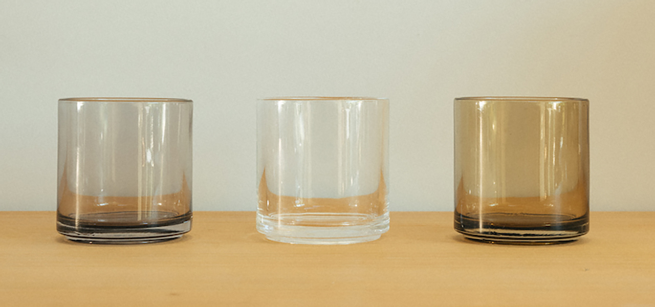 滑らかな口当たりとスタッキングが特徴。ブランド初となるガラス製タンブラー｜HASAMI PORCELAIN
