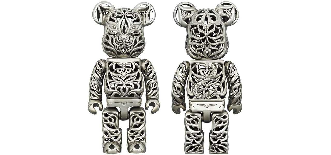 マレーシアの老舗ピューターブランド、ロイヤルセランゴールが手がけたトラ柄のBE@RBRICK | MEDICOM TOY
