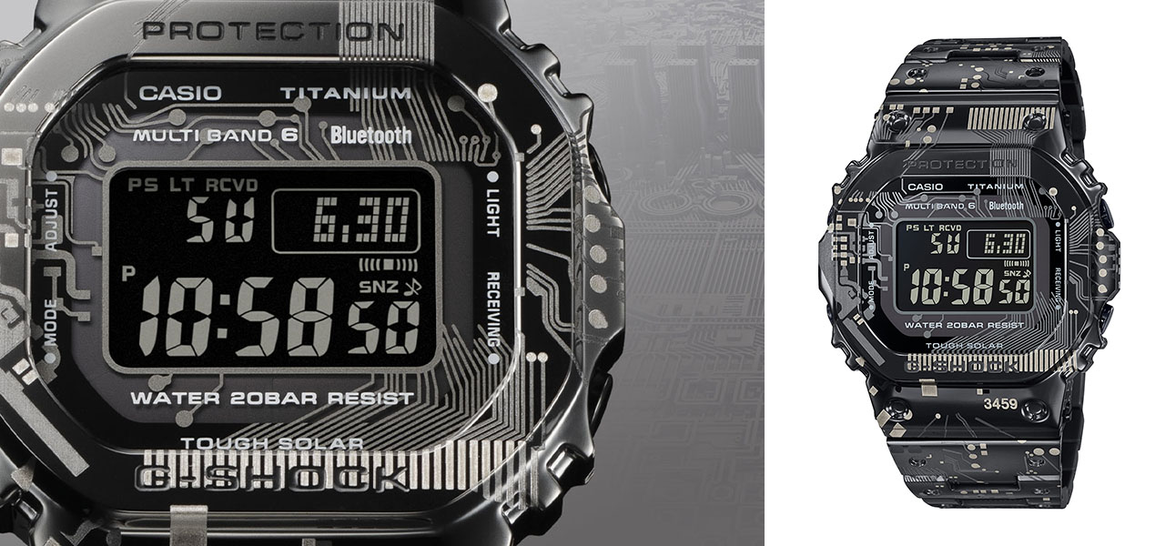 初代G-SHOCKをフルメタル化した「GMW-B5000」シリーズから、チタン合金採用のスペシャルモデル登場|G-SHOCK