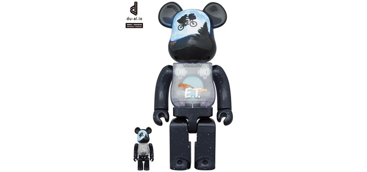BE@RBRICK E.T. LIGHT UP Ver. 100% & 400%|MEDICOM TOY