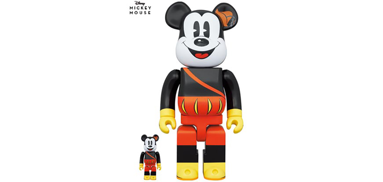 BE@RBRICK Mickey the Bard 100% & 400%|MEDICOM TOY