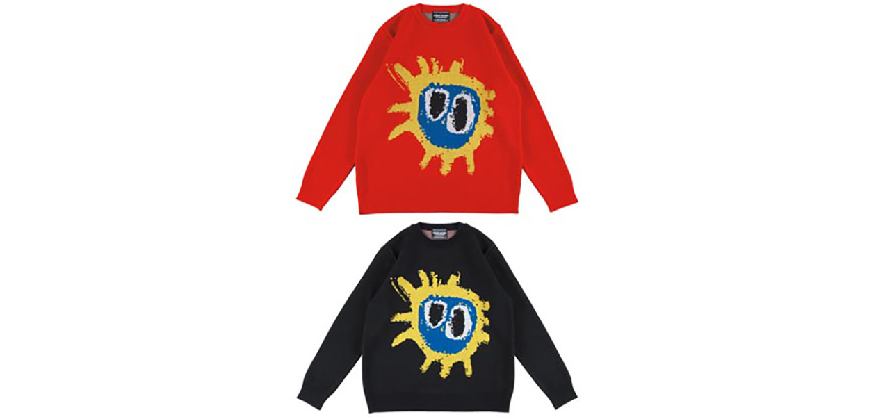 MLE Primal Scream "screamadelica" KNIT GANG COUNCIL CREWNECK SWEATER "screamadelica" |MEDICOM TOY