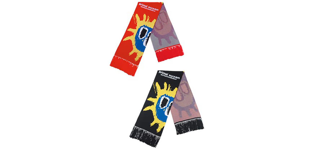 MLE Primal Scream "screamadelica" KNIT GANG COUNCIL KNIT SCARF "screamadelica"|MEDICOM TOY
