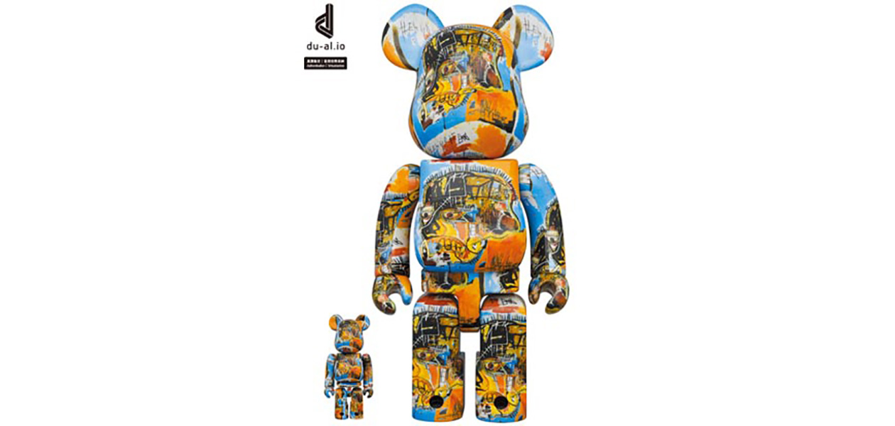BE@RBRICK JEAN-MICHEL BASQUIAT #10 100% & 400%|MEDICOM TOY