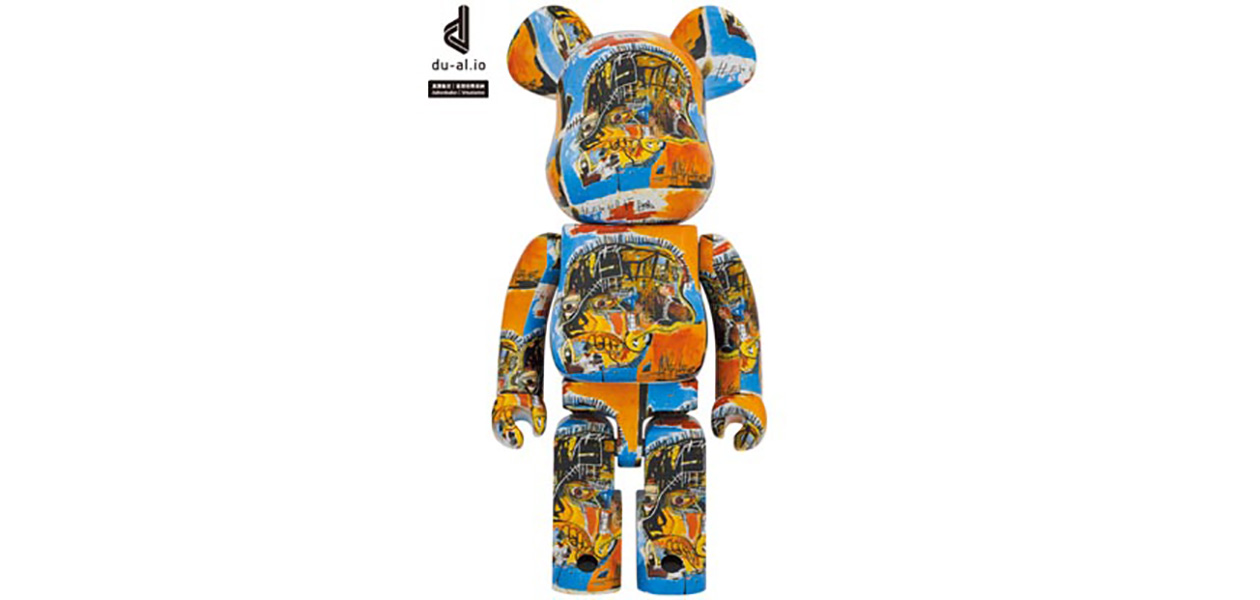 BE@RBRICK JEAN-MICHEL BASQUIAT #10 1000%|MEDICOM TOY