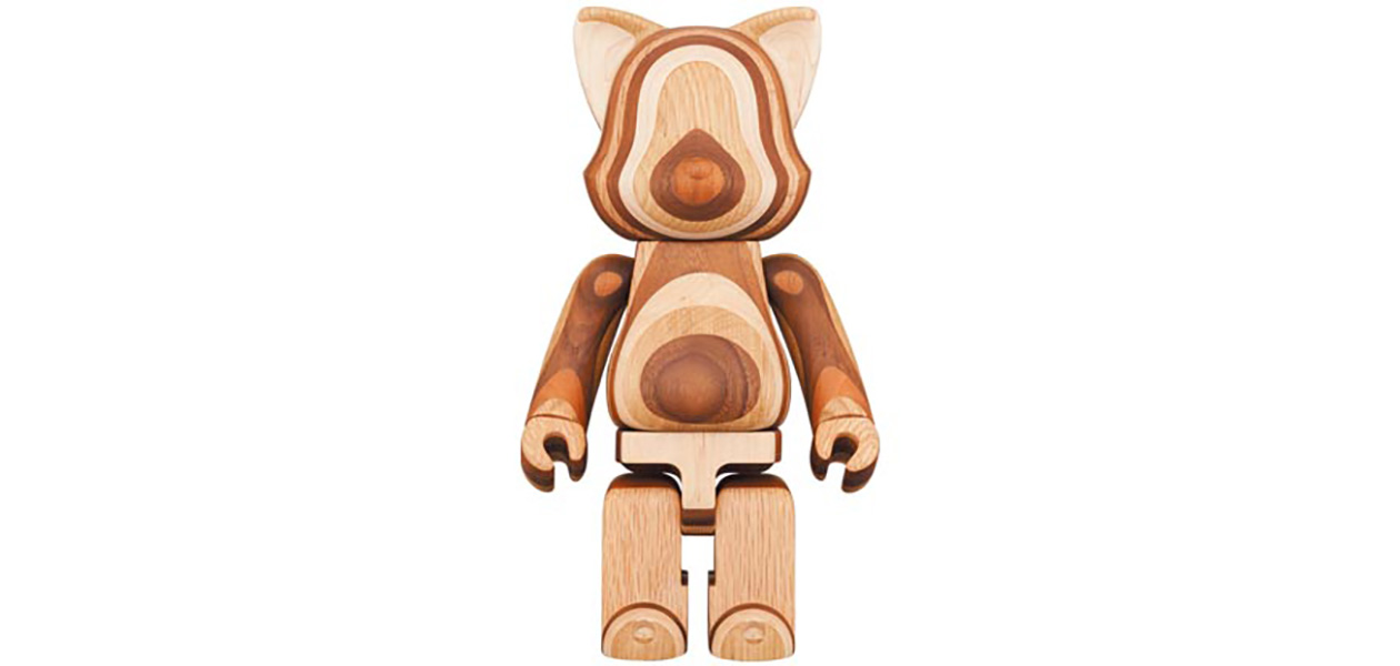 NY@BRICK カリモク LAYERED WOOD 400％｜MEDICOM TOY