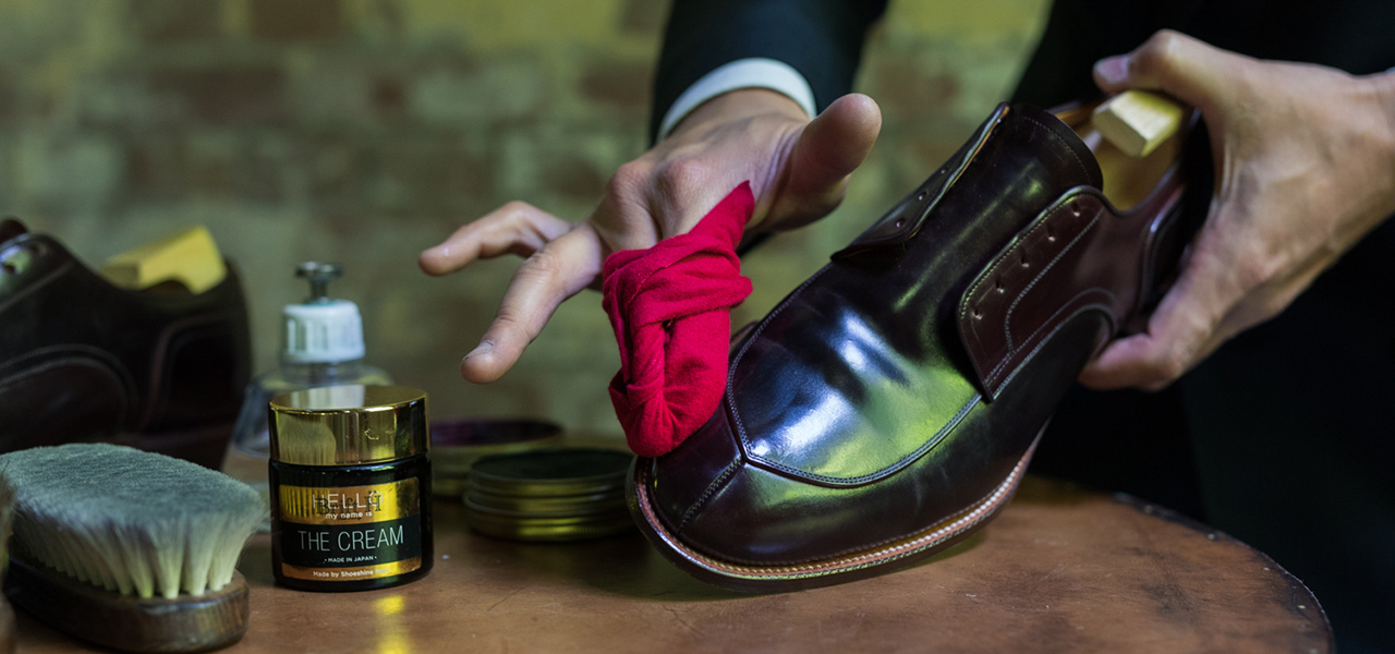 極上の靴磨きと妖艶な"SAKE"のコラボレーション　「Brift H」×「WAKAZE」シューシャイナーイベントを開催｜WAKAZE