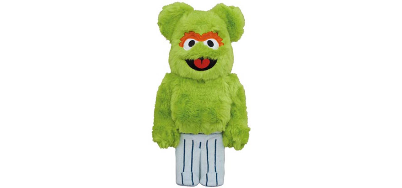 BE@RBRICK OSCAR THE GROUCH Costume Ver. 400%|MEDICOM TOY