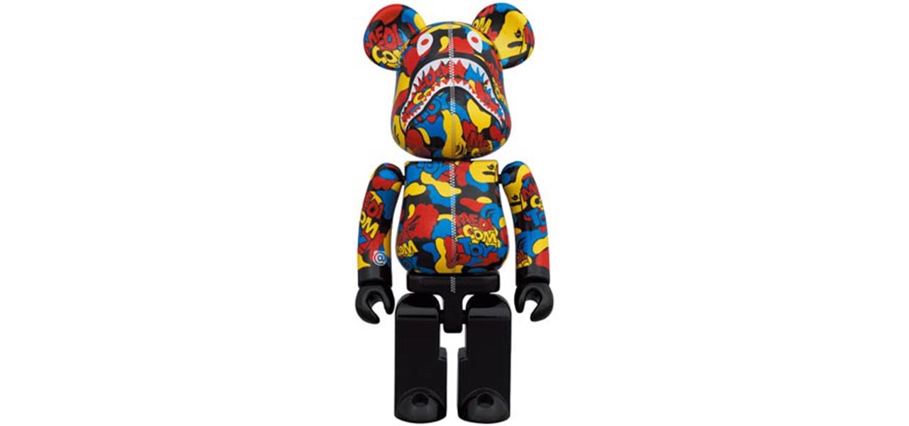 BE@RBRICK 超合金 MEDICOM TOY CAMO SHARK｜MEDICOM TOY