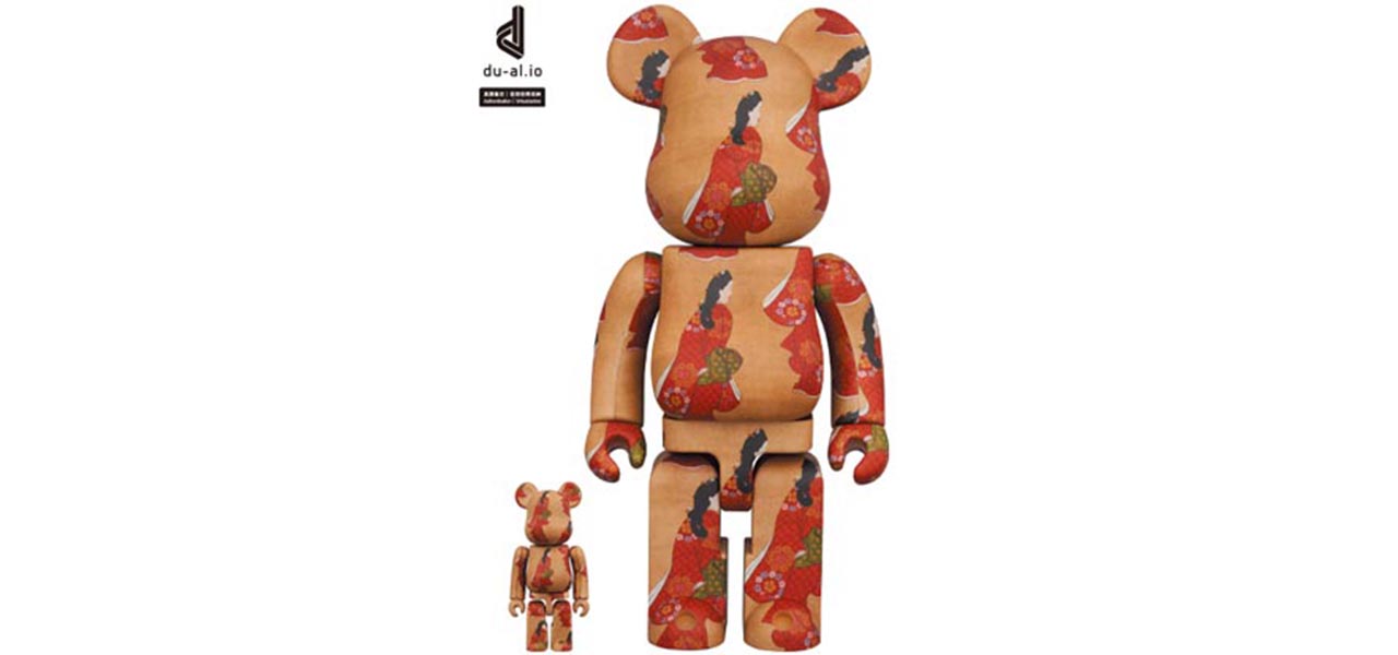 東京国立博物館 BE@RBRICK 菱川師宣「見返り美人図」 100% & 400%|MEDICOM TOY