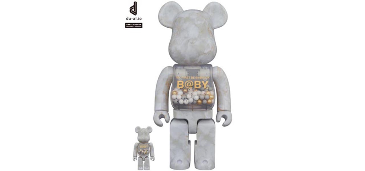 MY FIRST BE@RBRICK B@BY MARBLE(大理石) Ver. 100% & 400%|MEDICOM TOY
