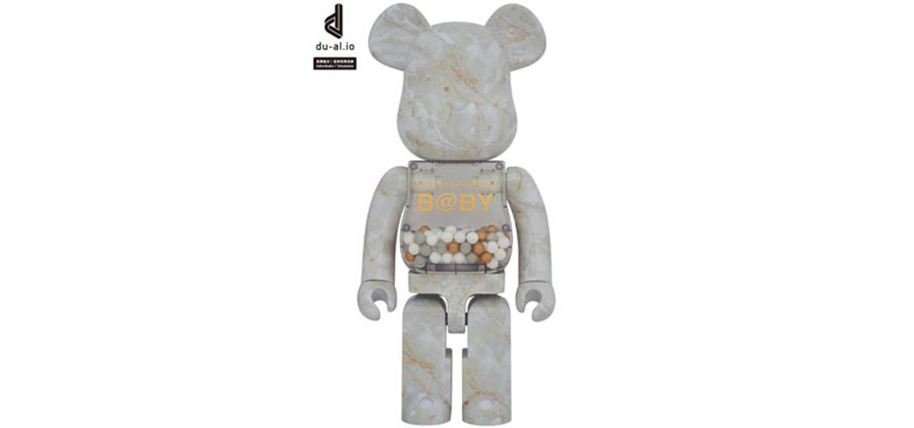 MY FIRST BE@RBRICK B@BY MARBLE(大理石) Ver. 1000%|MEDICOM TOY