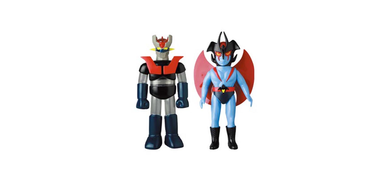 ソフビ マジンガーZ 対 デビルマン セット|MEDICOM TOY