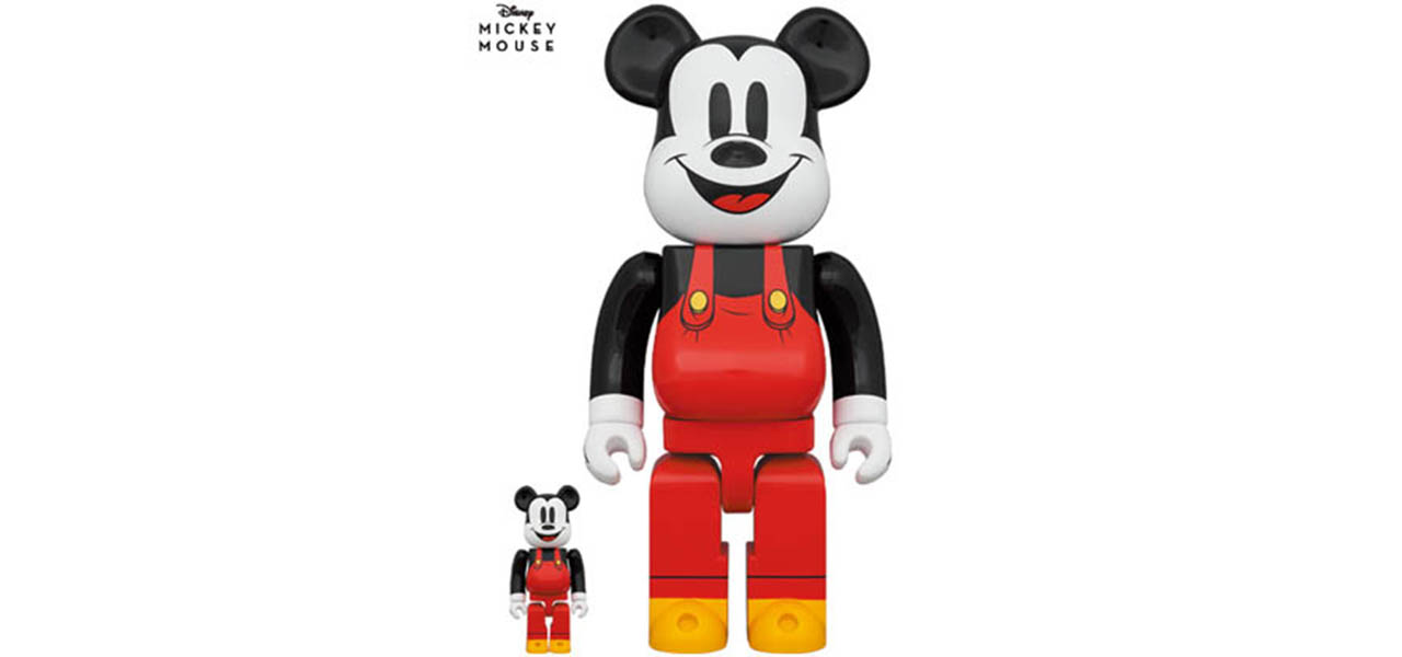 BE@RBRICK Mickey Boat Builders 100％ & 400％｜MEDICOM TOY