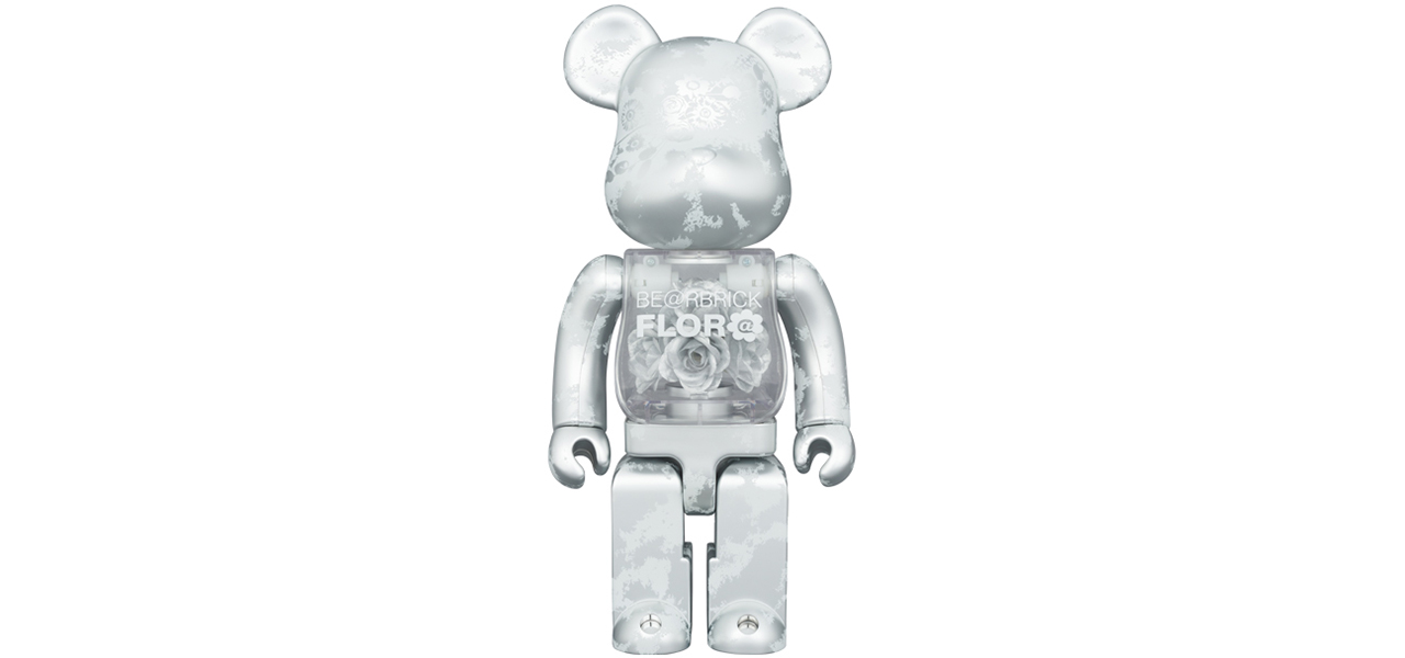 BE@RBRICK FLOR@ SILVER 400％｜MEDICOM TOY