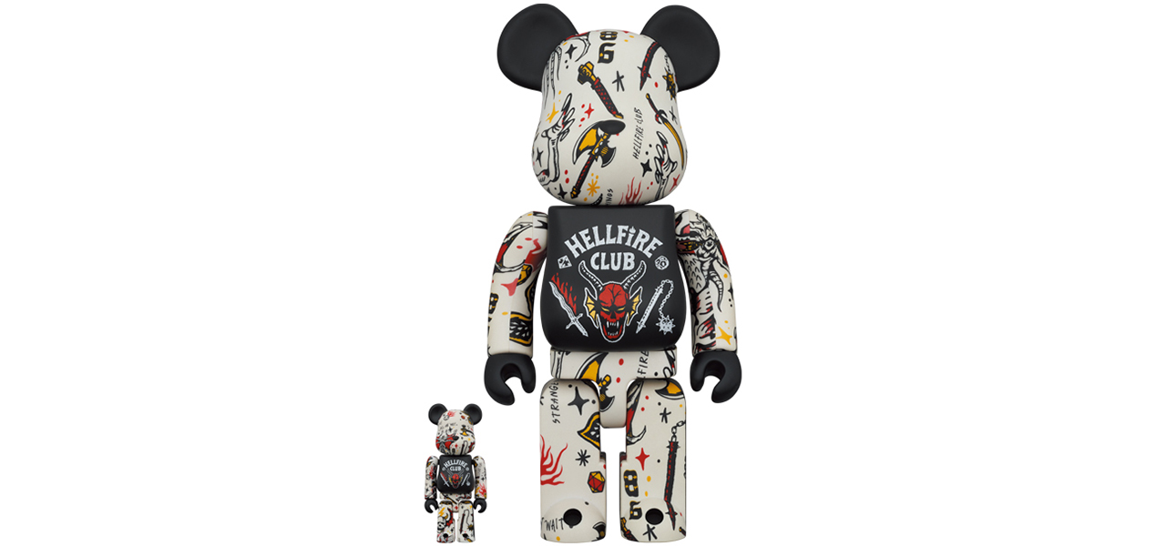 BE@RBRICK Stranger Things Hellfire Club 100％ & 400％｜MEDICOM TOY