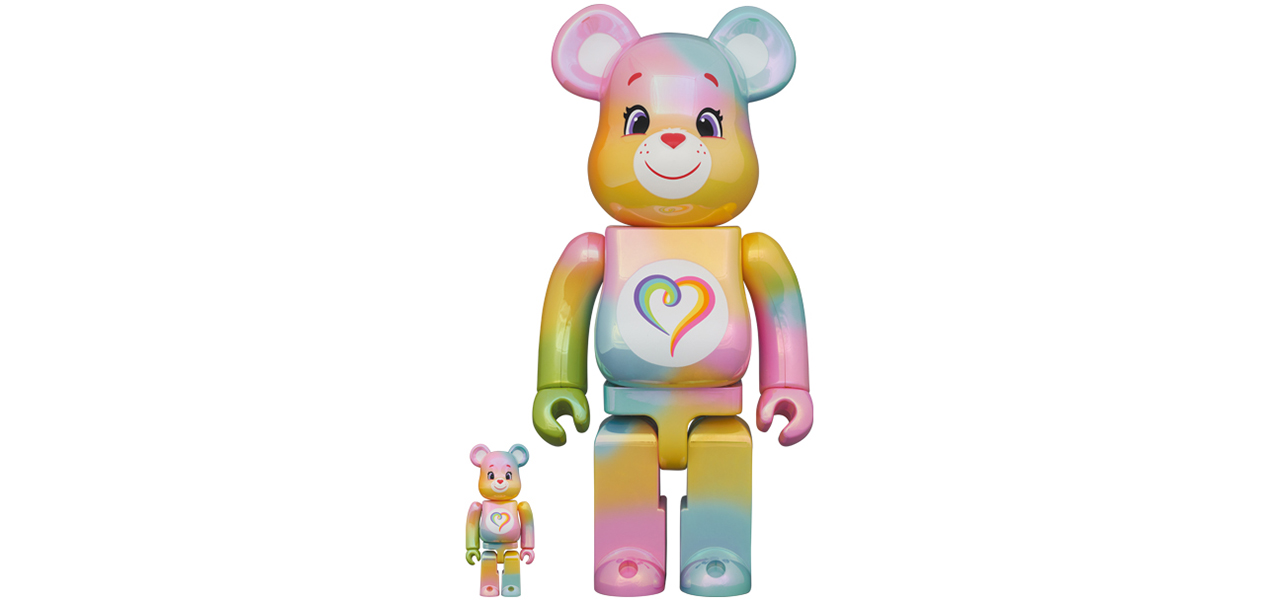 BE@RBRICK Care Bears(TM) Togetherness Bear(TM) 100％ & 400％｜MEDICOM TOY