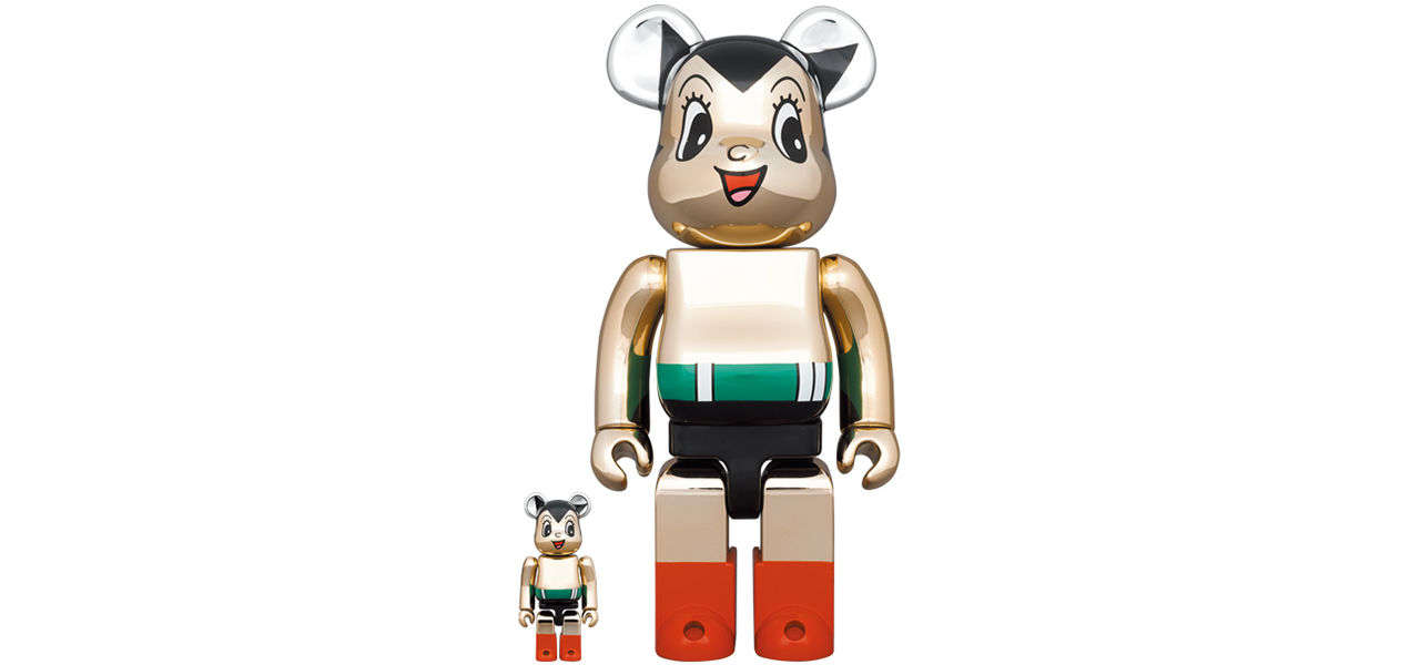 BE@RBRICK 鉄腕アトム CHROME Ver.100％ & 400％｜MEDICOM TOY