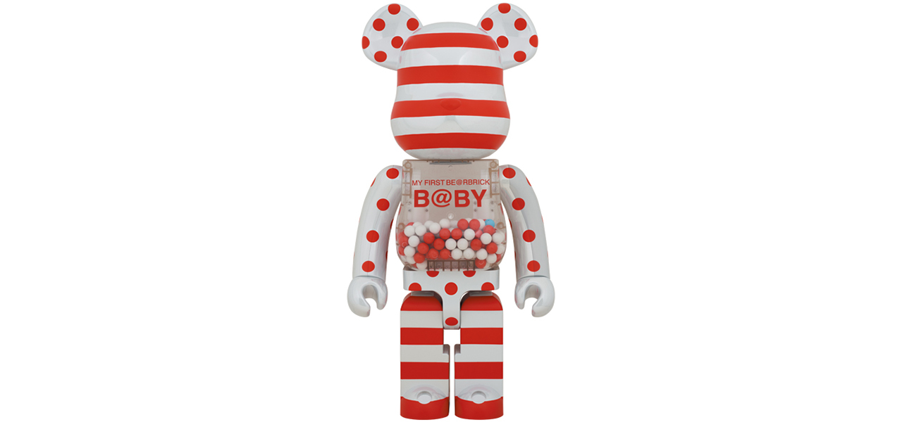 MY FIRST BE@RBRICK B@BY RED & SILVER CHROME Ver.1000％｜MEDICOM TOY