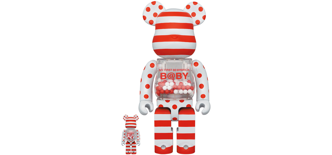 MY FIRST BE@RBRICK B@BY RED & SILVER CHROME Ver. 100％ & 400％｜MEDICOM TOY