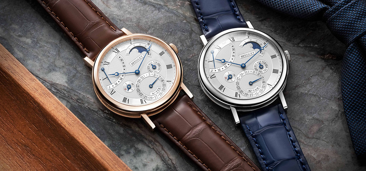 パーペチュアルカレンダーに新たなアレンジを加えた「クラシック パーペチュアルカレンダー 7327」|BREGUET
