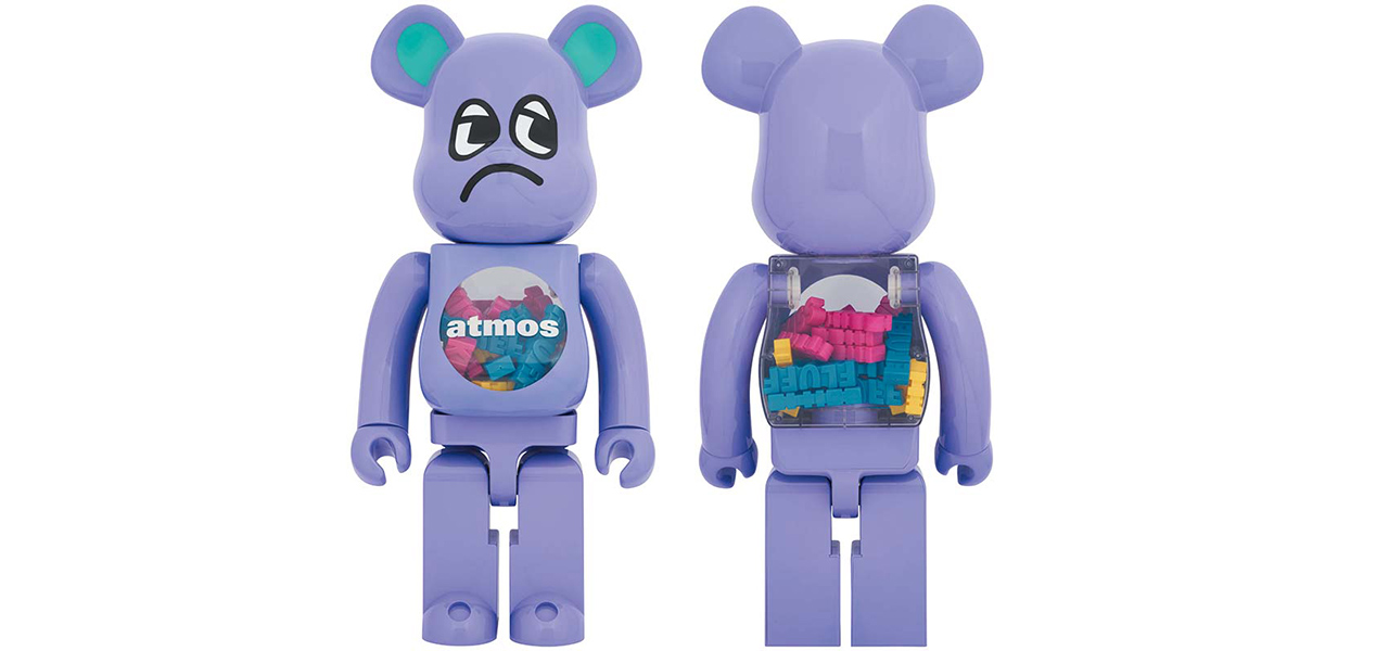 SEKAI NO OWARIのFukase氏が手がけるBAD MOOD × atmosのBE@RBRICK 1000%が発売中 | MEDICOM TOY