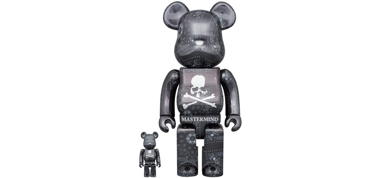 BE@RBRICK MASTERMIND WORLD “BANDANA” 100% & 400%|MEDICOM TOY