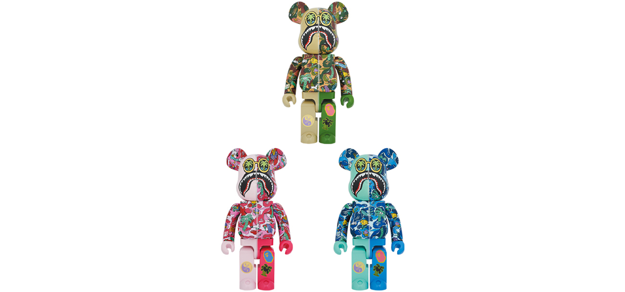 BE@RBRICK Steven Harrington X BAPE(R) SHARK 1000％｜MEDICOM TOY