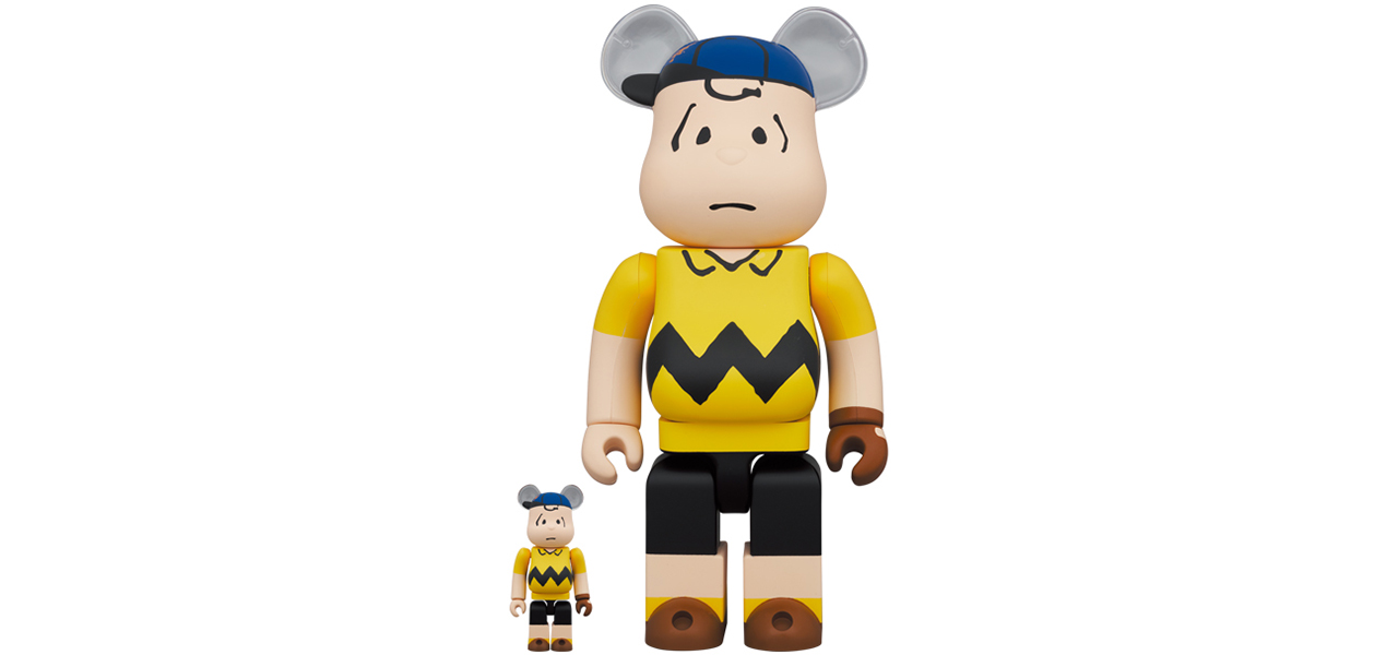 MLB × PEANUTS BE@RBRICK Charlie Brown (NEW YORK METS) 100％ & 400％｜MEDICOM TOY