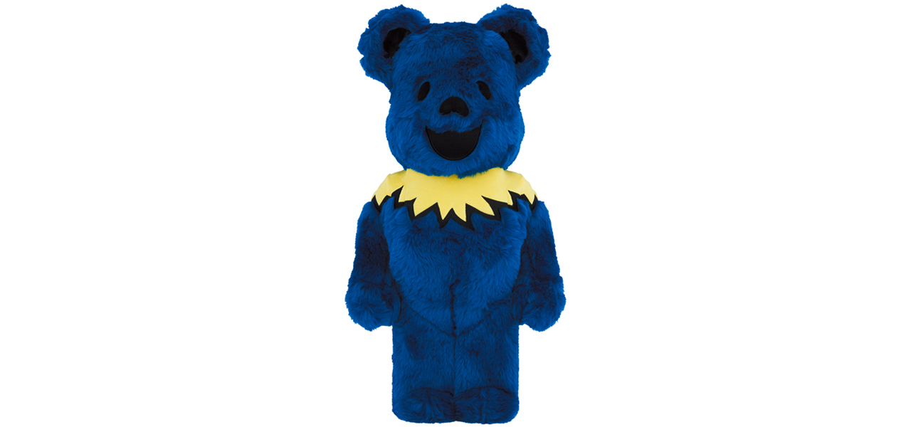 BE@RBRICK GRATEFUL DEAD DANCING BEARS COSTUME Ver. BLUE 1000%|MEDICOM TOY