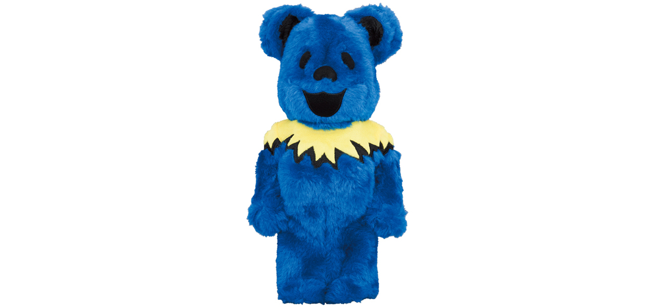 BE@RBRICK GRATEFUL DEAD DANCING BEARS COSTUME Ver. BLUE 400％｜MEDICOM TOY