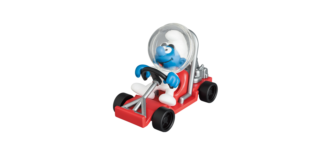 UDF THE SMURFS SERIES 2 SMURF ASTRONAUT with MOON BUGGY｜MEDICOM TOY