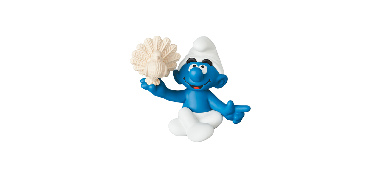 UDF THE SMURFS SERIES 2 SMURF with BIRD｜MEDICOM TOY