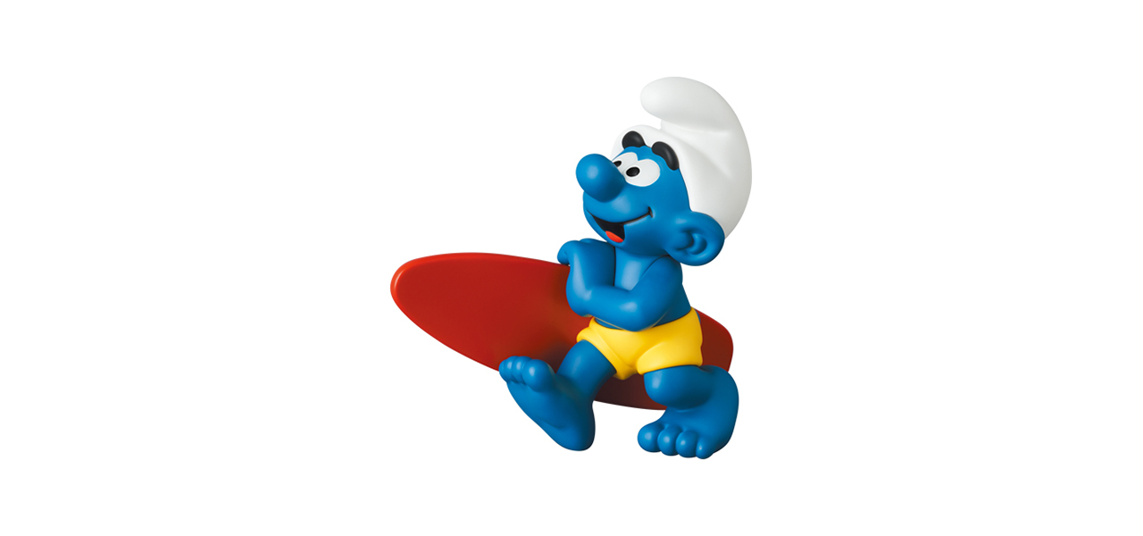 UDF THE SMURFS SERIES 2 SMURF SURFER|MEDICOM TOY