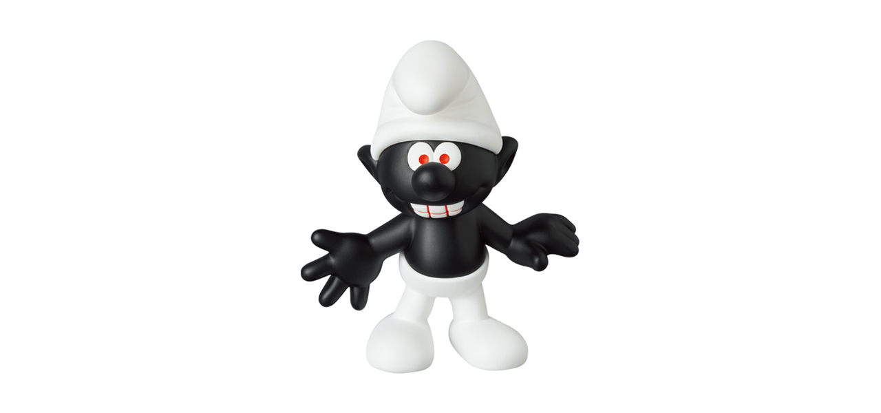 UDF THE SMURFS SERIES 2 ANGRY SMURF BLACK｜MEDICOM TOY