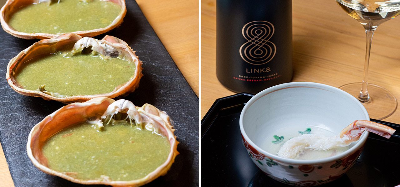 銘酒・満寿泉が手掛ける「リンク８」の食中酒としての魅力を、地元富山の美食巡りのなかで堪能｜FEATURE