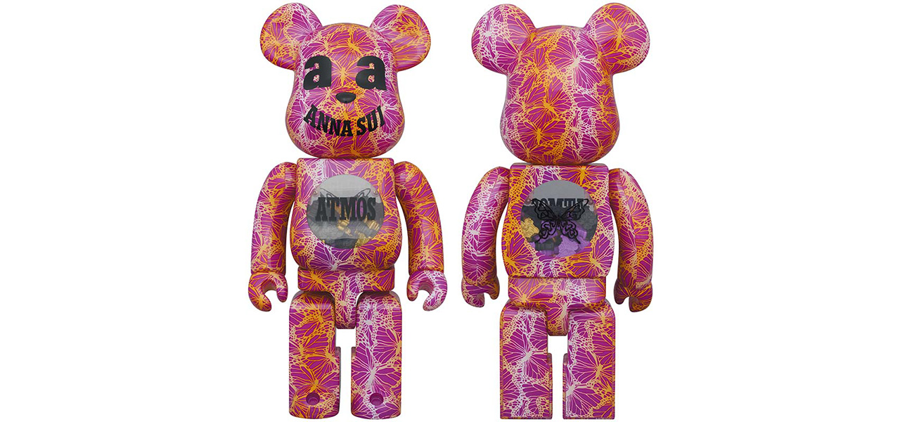 ANNA SUI × atmosの異色コラボによるストリートスタイルなBE@RBRICK | MEDICOM TOY