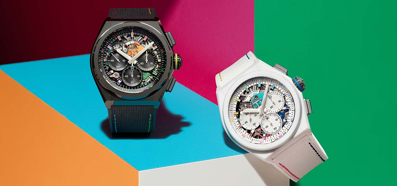 輝く色彩とハイビートの競演。ゼニスの新作「デファイ 21 クロマ II」｜ZENITH