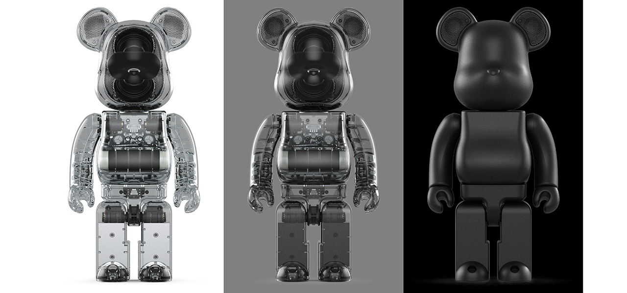 メディコム・トイがBE@RBRICK 400%サイズ ポータブル BluetoothⓇスピーカーの年内発売を発表  | MEDICOM TOY