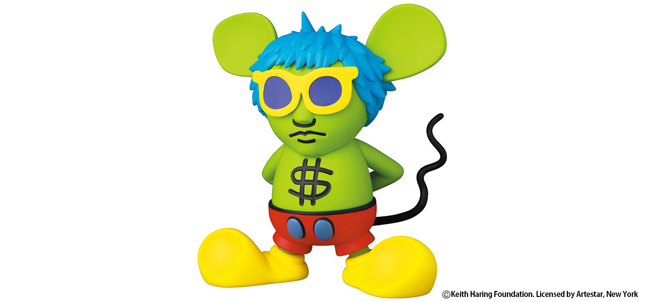 キース・ヘリングの代表作「ANDY MOUSE」がフィギュアで登場  | MEDICOM TOY