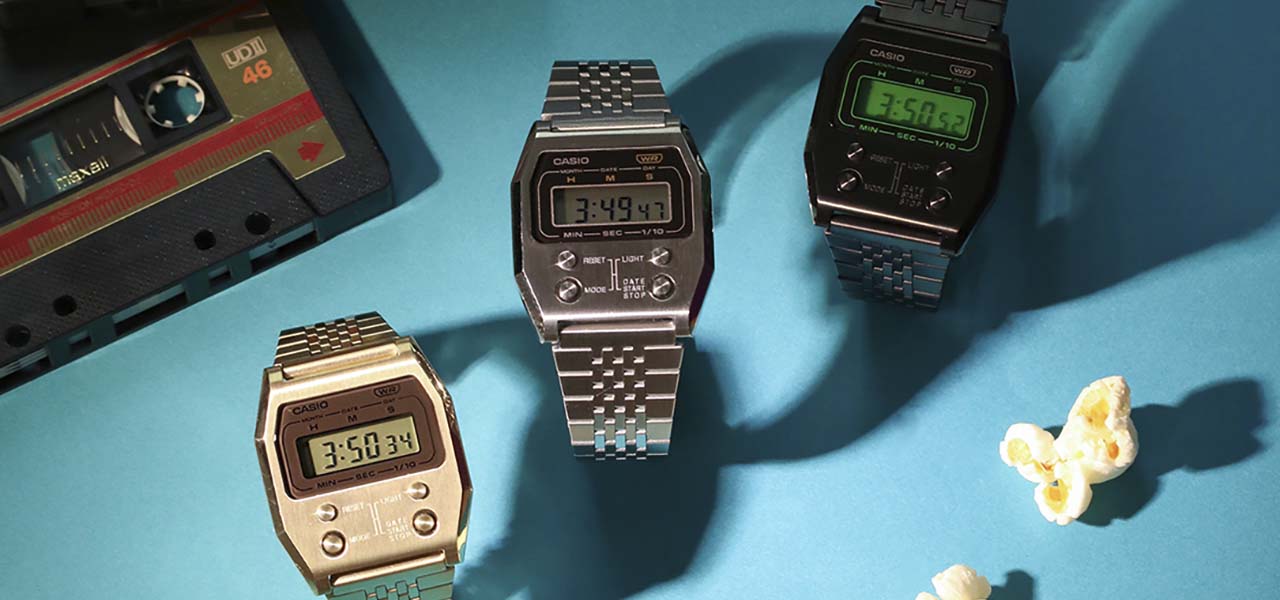 1970年代後半のフロントボタンモデルを復刻した3モデルが登場｜CASIO