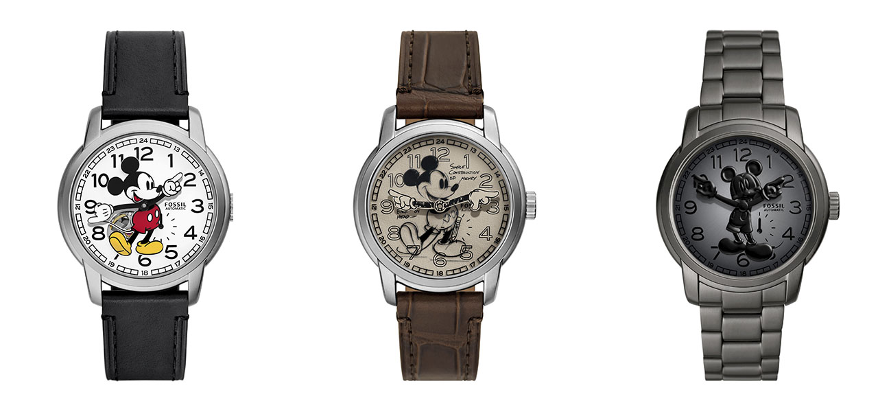 ディズニー創立100周年を祝した限定コラボレーションシリーズ第一弾を発表|Fossil