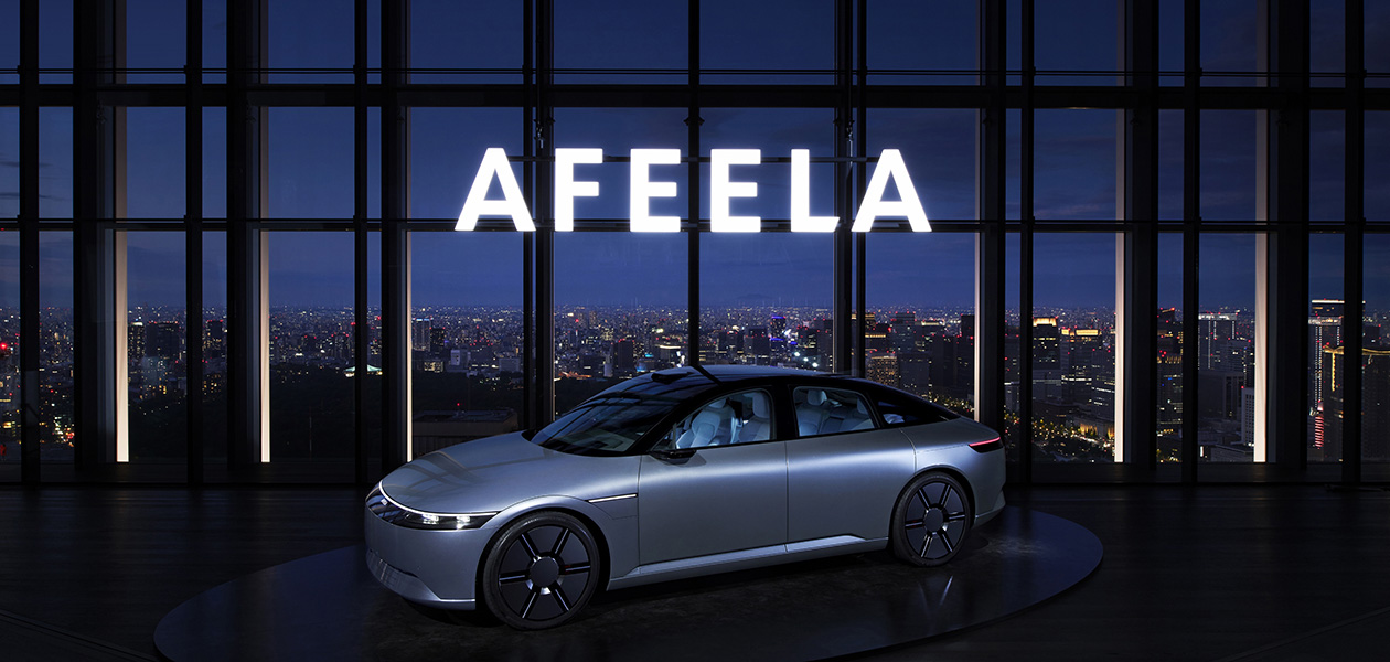 ソニー・ホンダモビリティがデジタルガジェット感覚のBEV「アフィーラ」をジャパンプレミア｜Sony Honda Mobility 