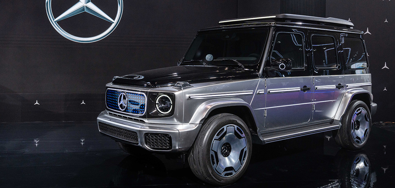 メルセデス・ベンツがBEVのGクラスコンセプトモデル「コンセプトEQG」を日本初披露|Mercedes Benz